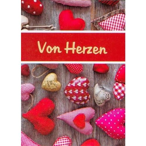 Karte Von Herzen (12 Stück)