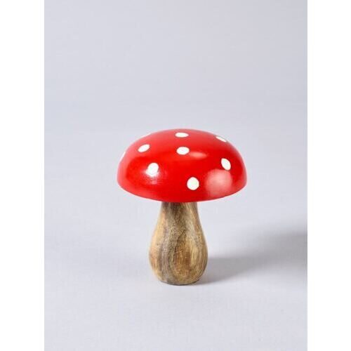 Champignon en bois Amanite/Flori (2 pièces)