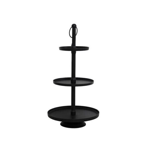 Metall Etagere Alu/Blacky 