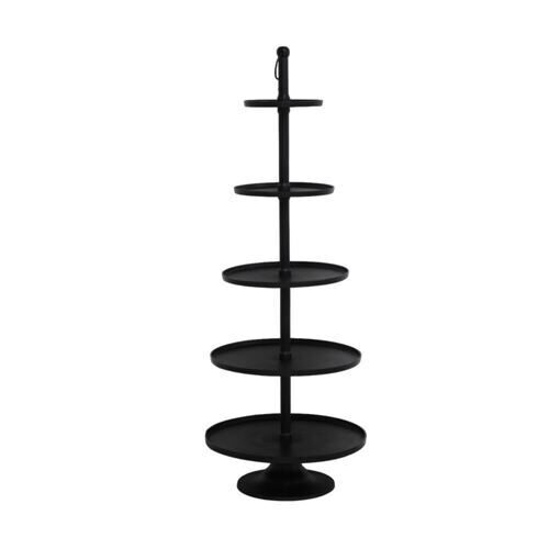 Metall Etagere Alu/Blacky 