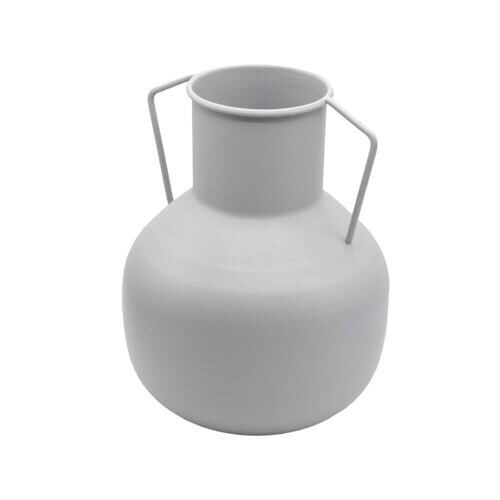 Metall Vase Milky 