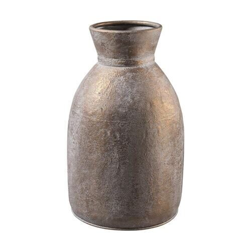 Metall Vase Flasche 