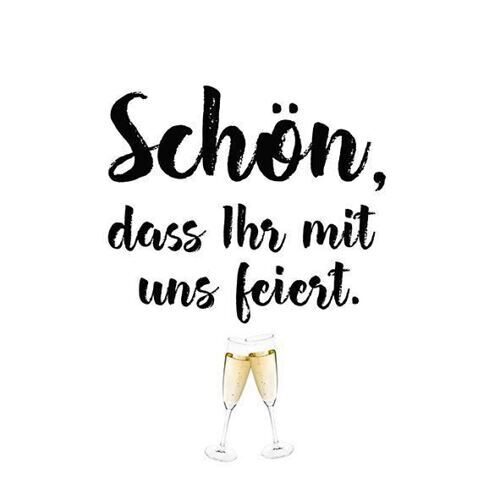 Serviette Schön, dass Ihr mit uns feiert (20 Stück)