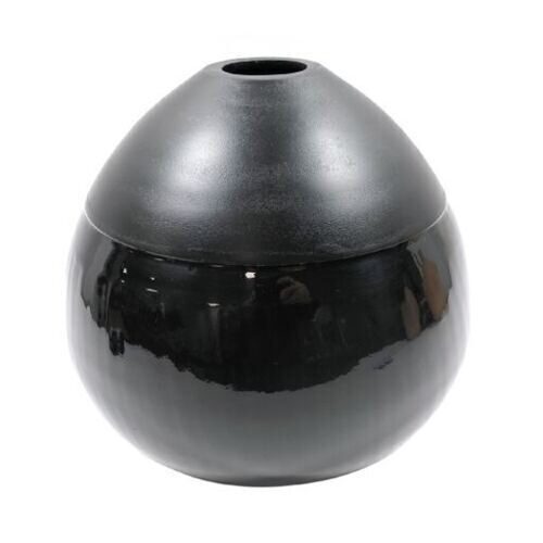 Metall Vase Alu/Black 