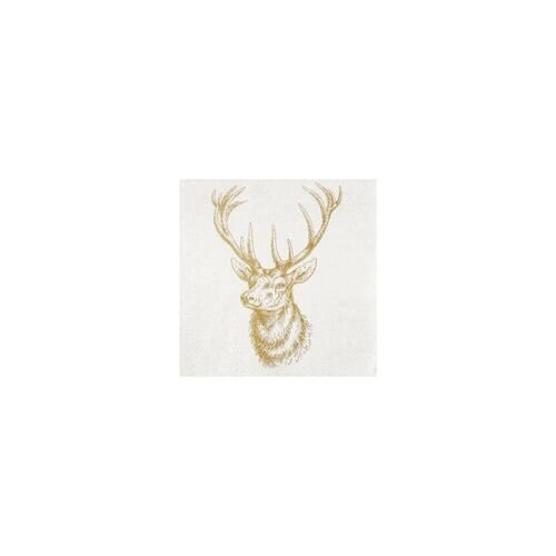 Serviette de Noël Classic Deer (20 pièces)