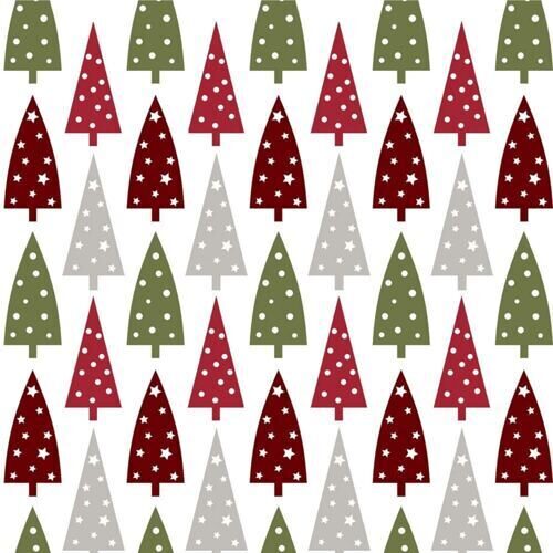 Serviette de Noël Sapins (20 pièces)