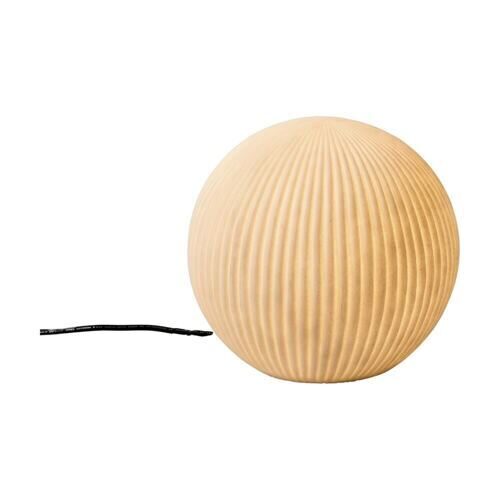 Lampe déco Boule à cannelures 