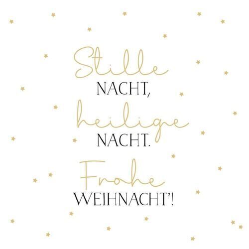 Weihnachtsserviette Stille Nacht (20 Stück)