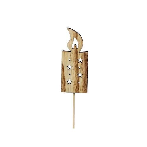 Holz Kerze Candle (24 Stück)