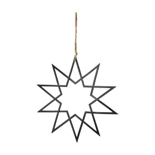 Étoile métallique Black Star (3 pièces)