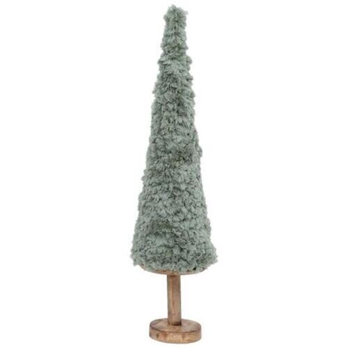 Holz Tannenbaum Wolle 