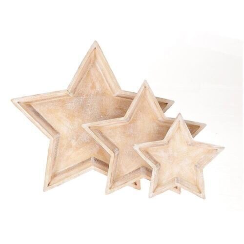 Plateau en bois Star 