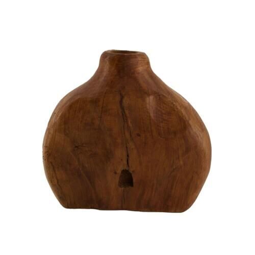 Vase en bois Teck/Oiled 