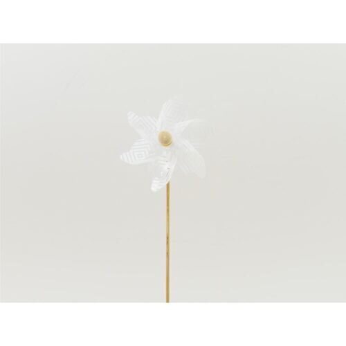 Plastic Windmill White (12 pieces)