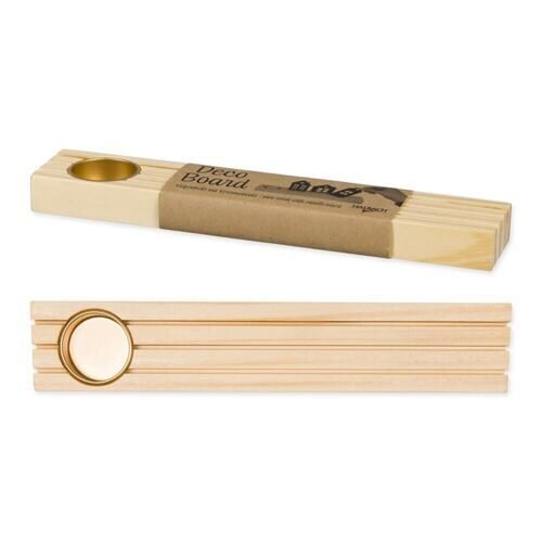 Support en bois Deco Board/Porte-photophores 