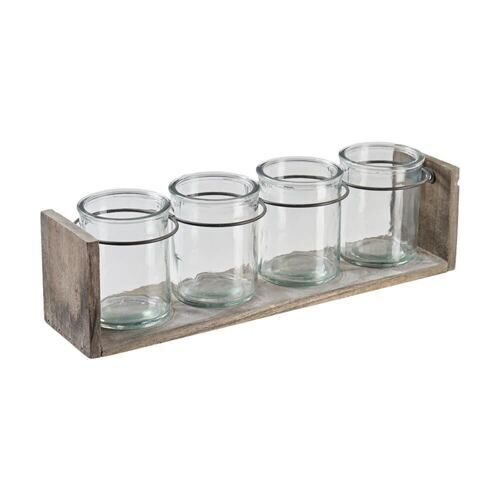 Porte-verre en bois Vitro 