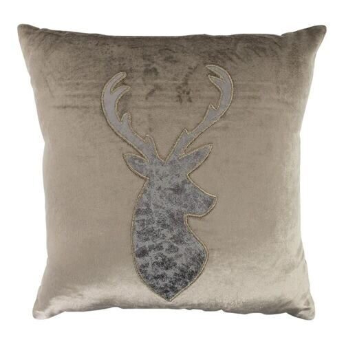 Tissu Coussin Renne 