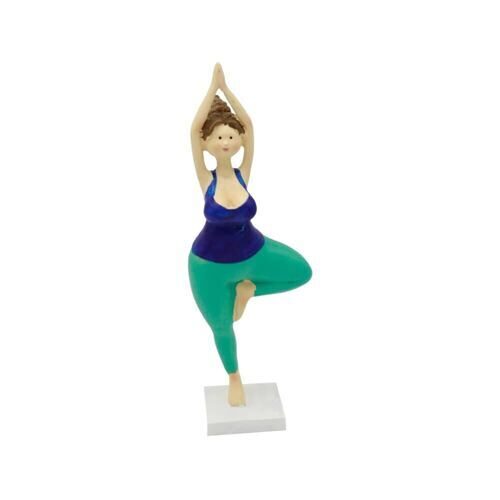 Resin Figur Yogafrau (2 Stück)