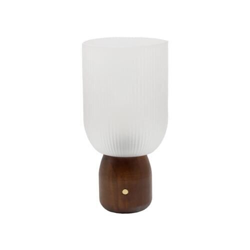 Lampe LED Pied en bois 