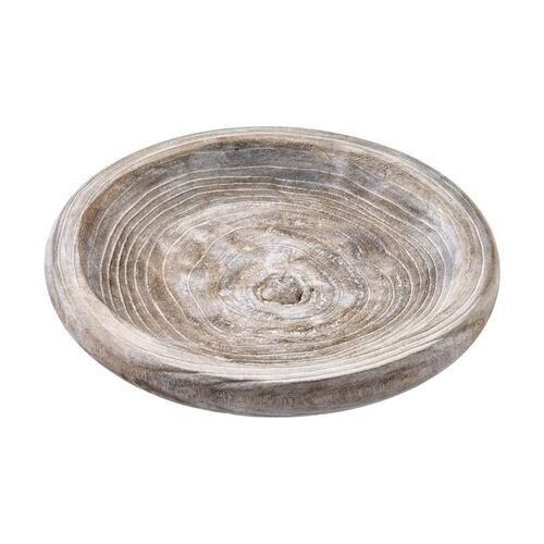 Assiette en bois Grey 