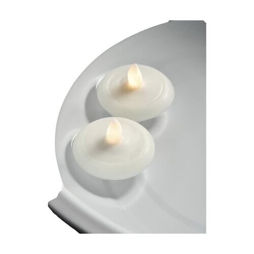 Lumière flottante LED Flori / conique (2 pièces)