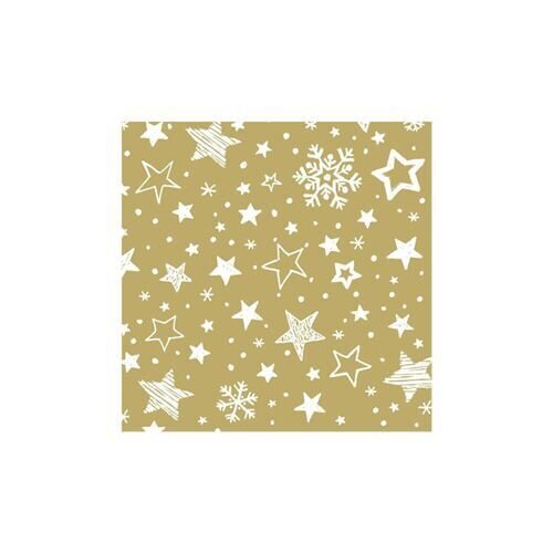 Weihnachtsserviette Lovely Stars (20 Stück)