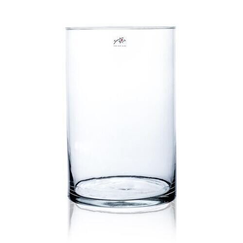 Vase cylindrique en verre Sari 