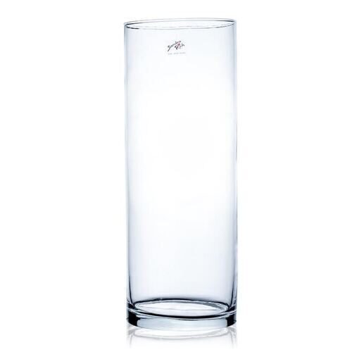 Vase cylindrique en verre Sari 