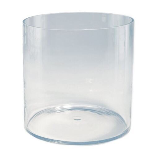 Vase cylindrique en verre Bruce 