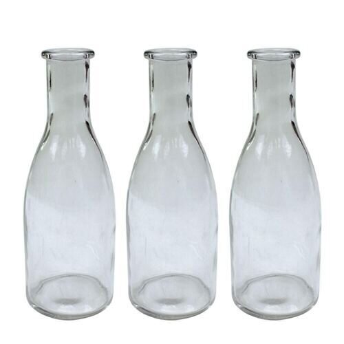 Bouteille en verre Bottle/col long (3 pièces)