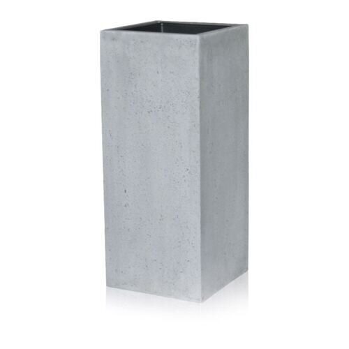 Vase en polystone Cubo/ciment 