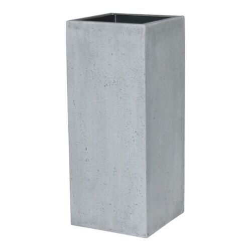 Vase en polystone Cubo/ciment 