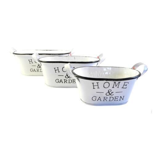 Zinc Jardinière Home & Garden (3 pièces)