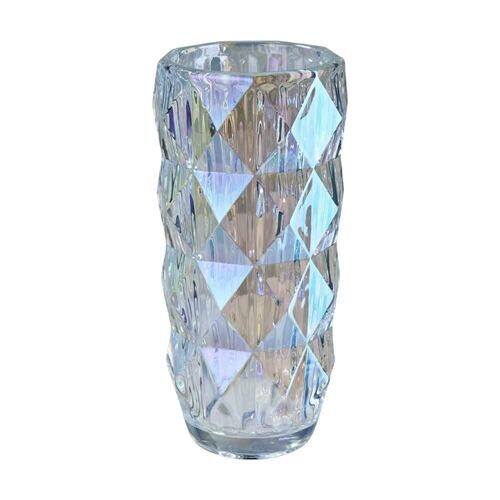 Glas Vase Prisma 