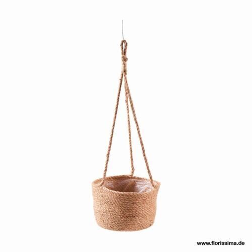 Jute Blumenampel Global 